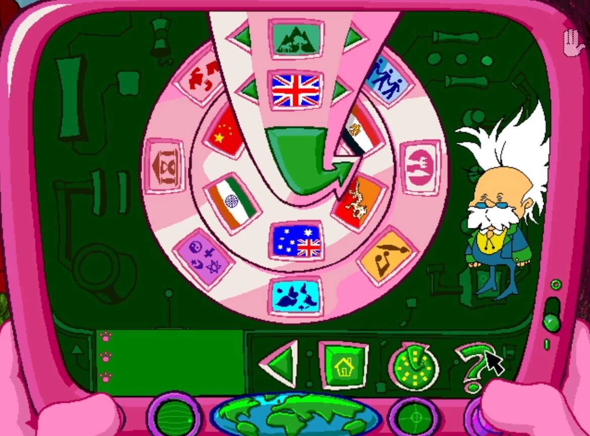 The Pink Panther Passport to Peril - геймплей игры Windows